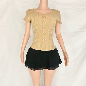 LOFT Light Brown Knit Sweater